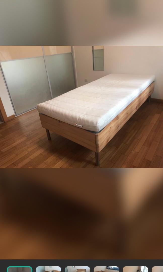 Ikea lillehammer best sale bed frame