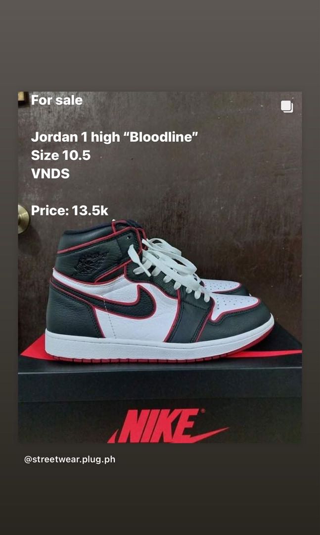 Jordan 1 High OG “Bloodline”, Men's 