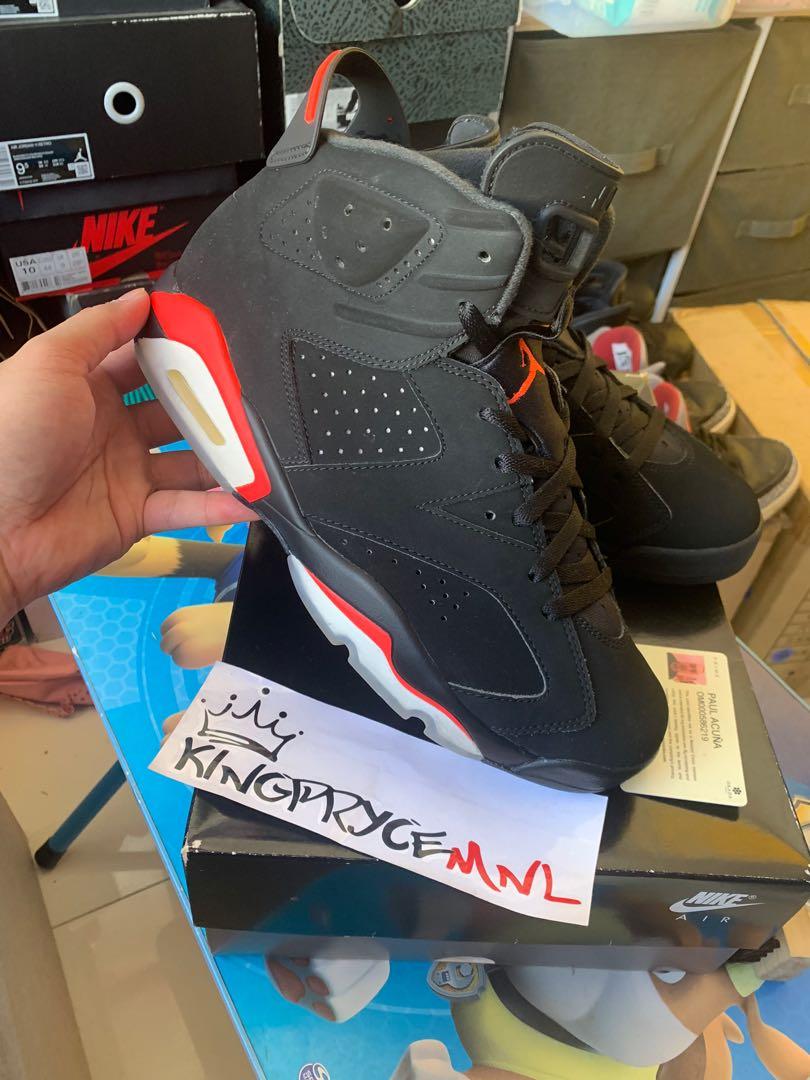 Jordan 6 Infrared Men s Fashion Footwear Sneakers on Carousell