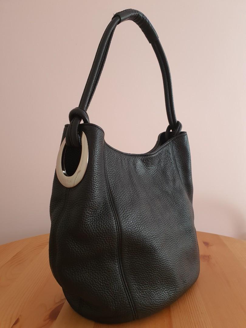 Kiera Hobo Black Oroton Handbag