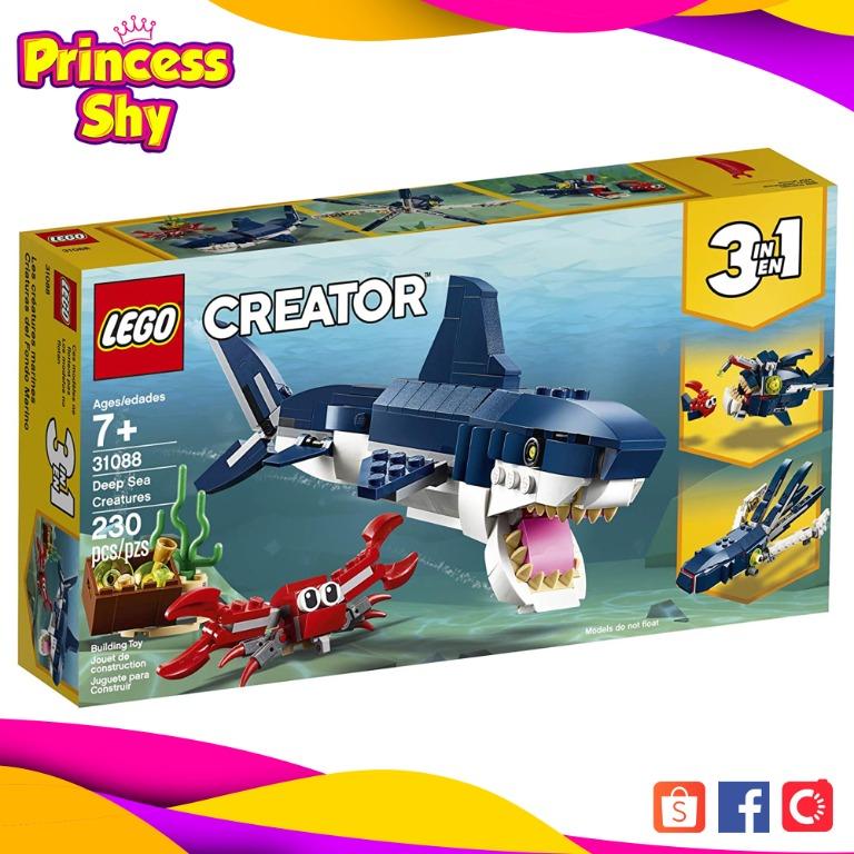 LEGO Creator 31088 3 in 1 Deep Sea Creatures Building Toy Hobbies Toys Toys Games on Carousell