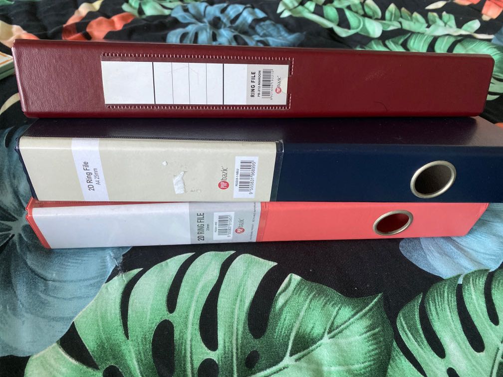 LEVER ARCH FILES & 2D RING FILES, Hobbies & Toys, Stationery & Craft ...