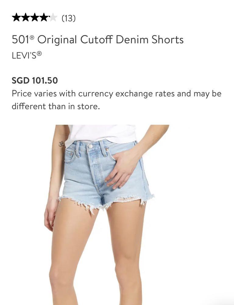 Cutoff hotsell denim shorts