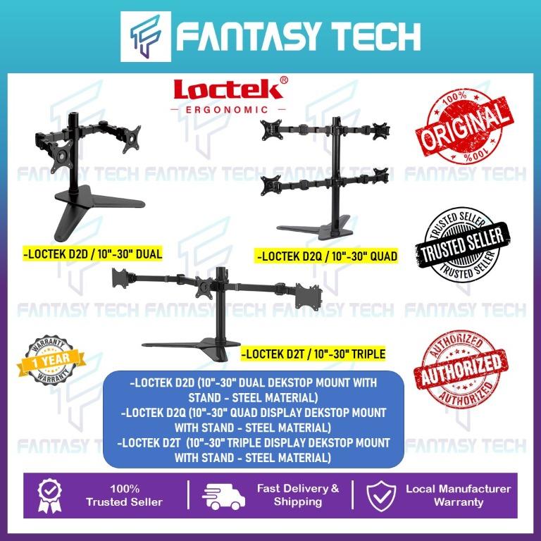 Loctek D2D / D2Q / D2T - Desktop Stand 10