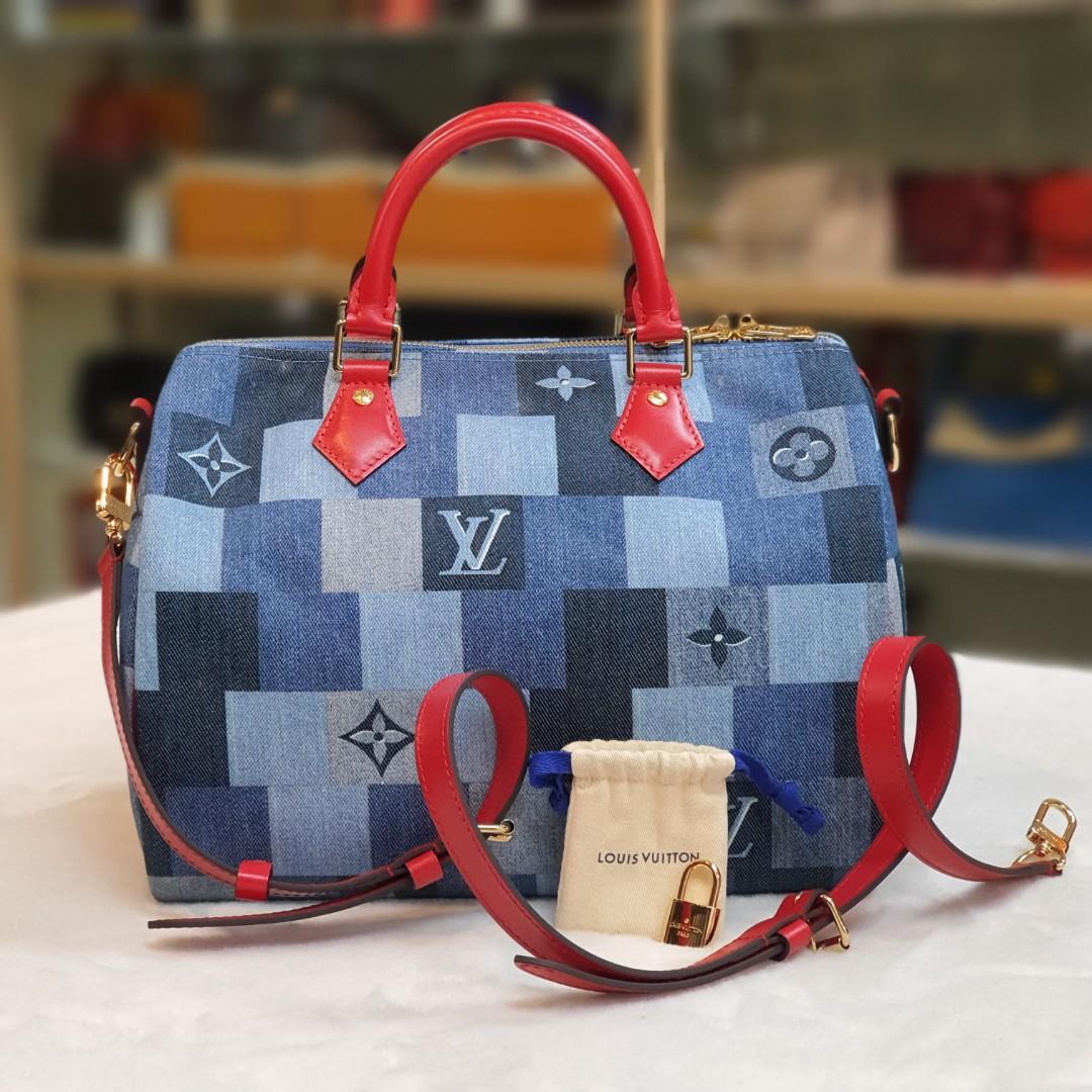 Louis Vuitton Denim Bag 2022, Luxury, Bags & Wallets on Carousell