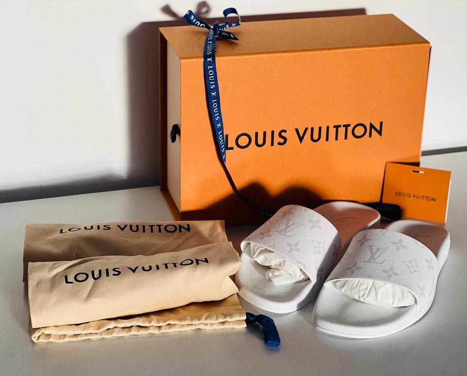 LOUIS VUITTON WATERFRONT MULES ORANGE - Slocog Sneakers Sale