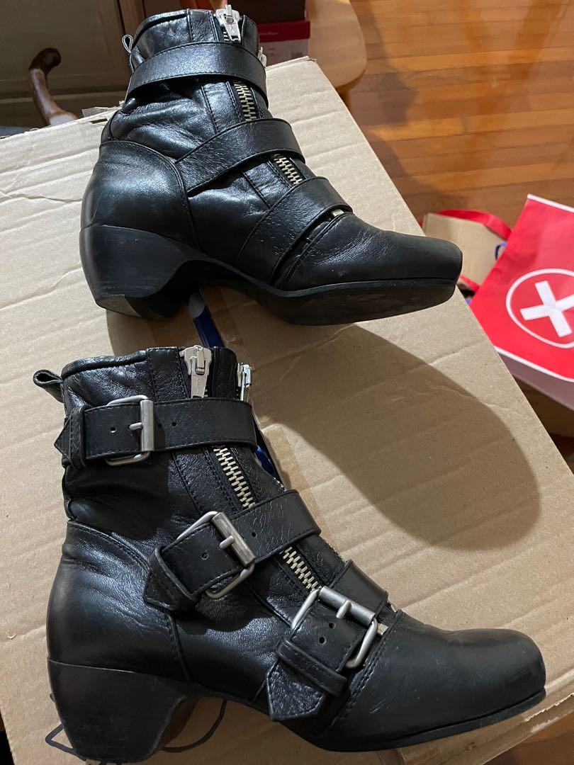 Marc jacobs patent clearance leather ankle boots