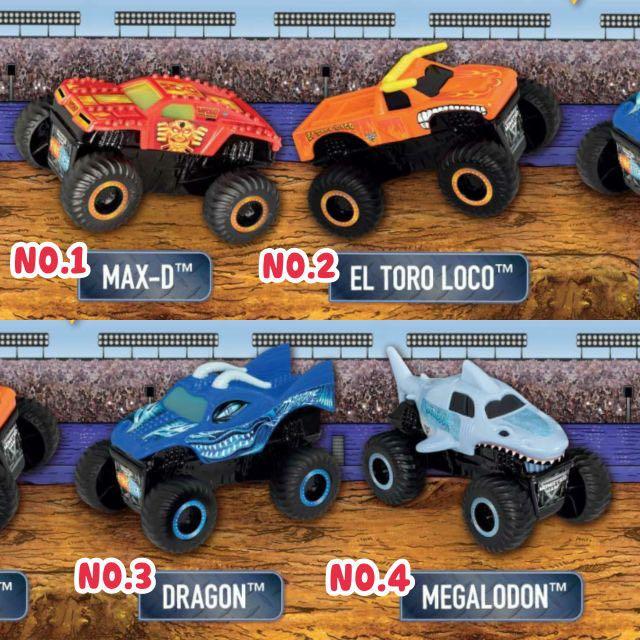 Mcdonalds monster jam toys sales