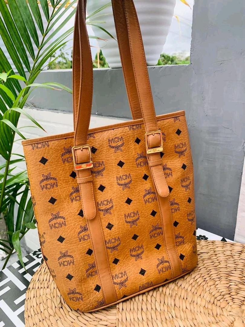 MCM BUCKET BAG, Luxury, Bags & Wallets on Carousell