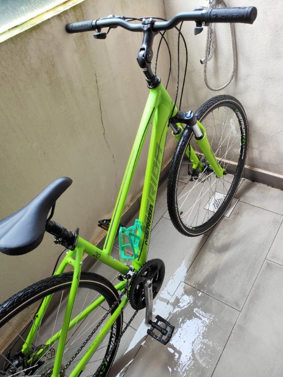 MERIDA Hybrid Mountain Bike - Bright Green Color, Sports Equipment,  Bicycles \u0026 Parts, Parts \u0026 Accessories on Carousell