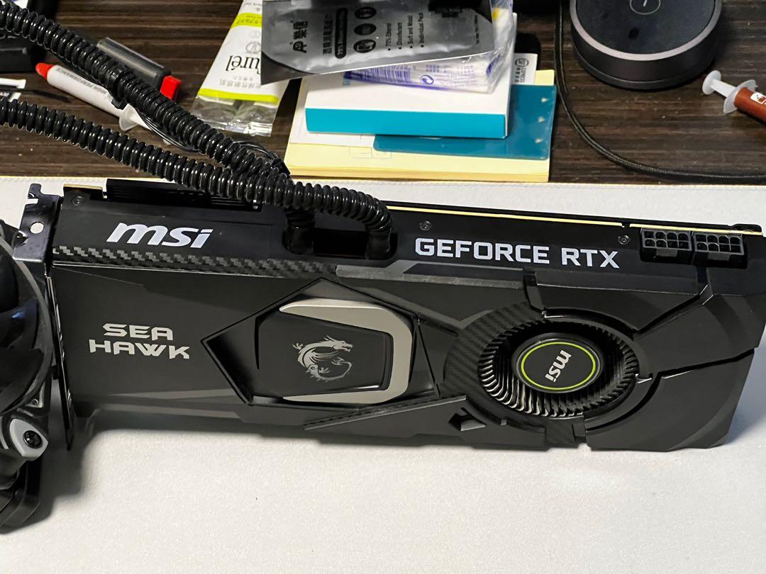 MSI GeForce RTX 2080 Ti SEA HAWK X 11G, 電腦＆科技, 桌上電腦 