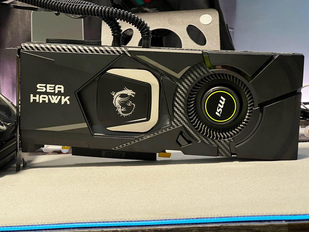 MSI GeForce RTX 2080 Ti SEA HAWK X 11G, 電腦＆科技, 桌上電腦