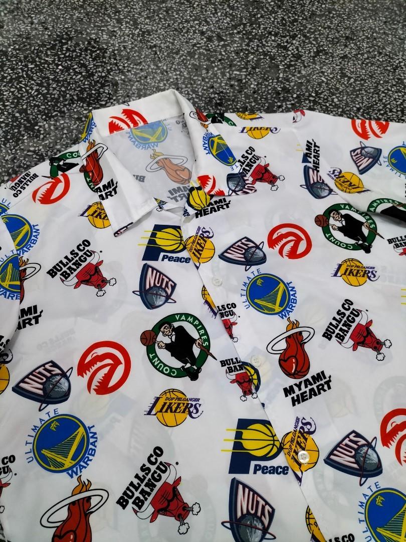 NBA TEAM KEMEJA Men s Fashion Tops Sets Tshirts Polo Shirts