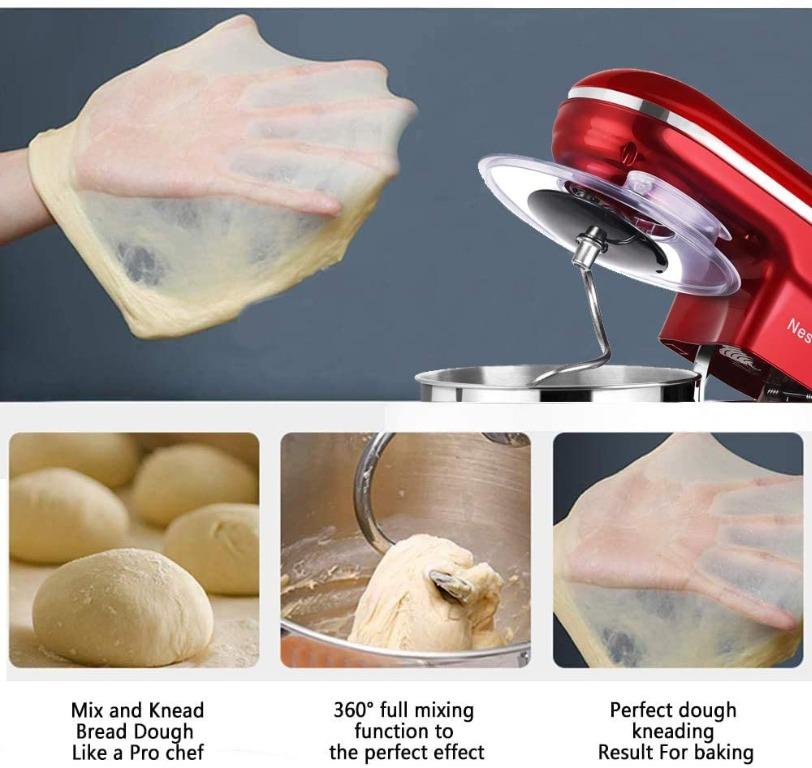 [Nestling] 5L Stand Mixer 1200W with Mixing Bowl, 5 Speed TiltHead