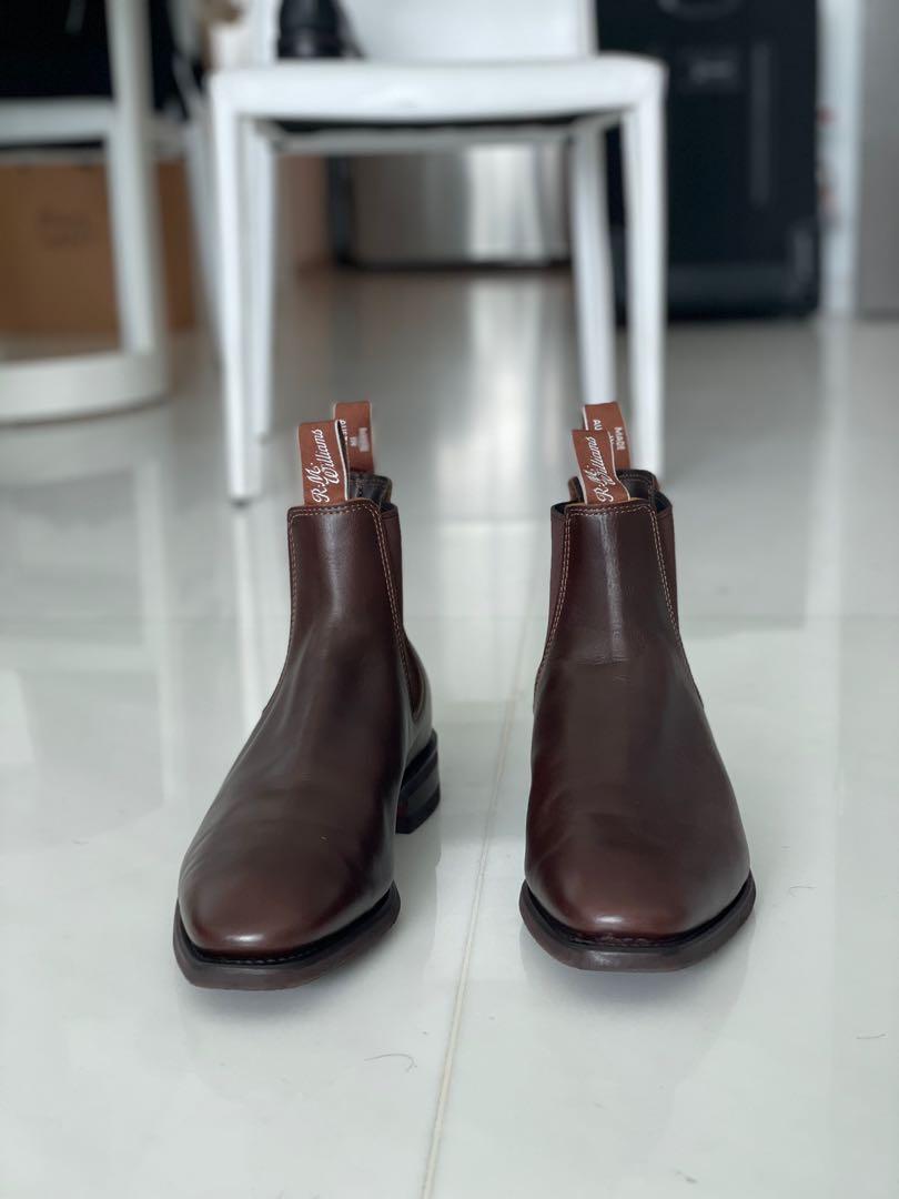 Vintage RM Williams Boots Chocolate Brown Leather Chelsea -  Norway