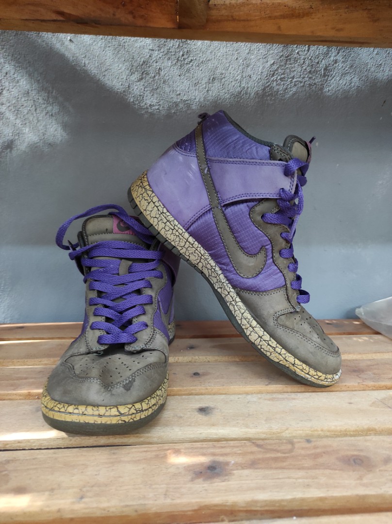 Nike dunk high premium earthquake Fesyen Pria Sepatu Sneakers