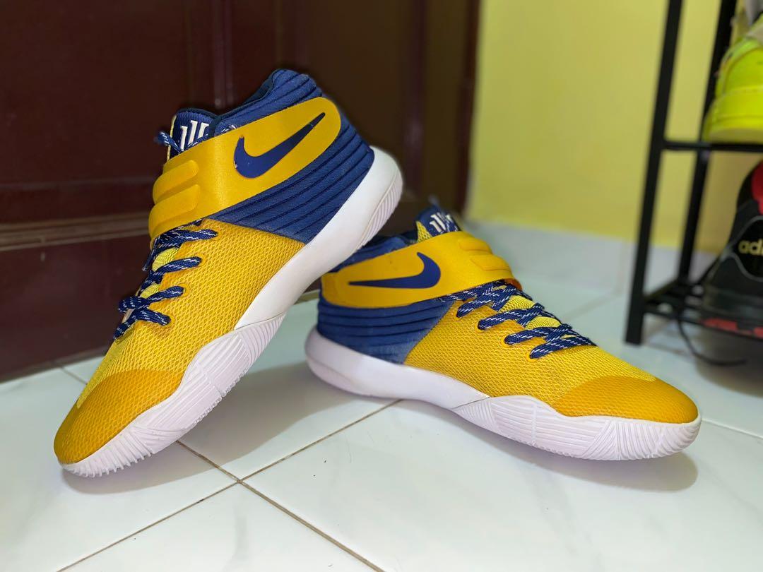 Kyrie 2 yellow blue top