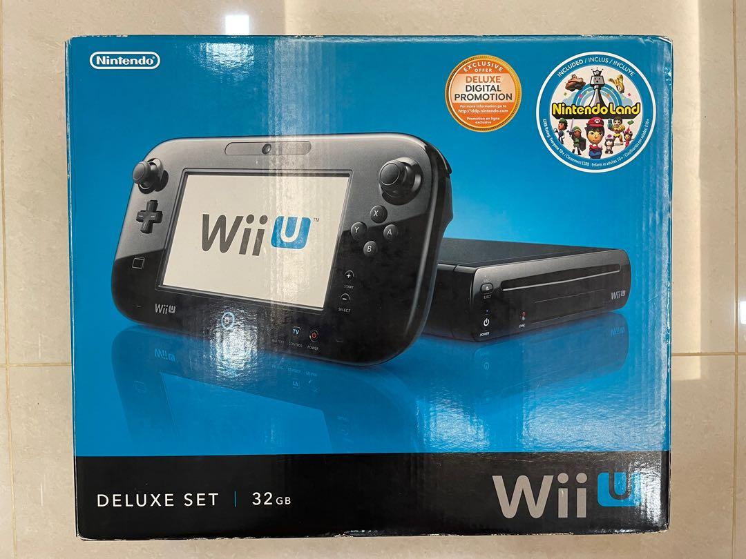 Nintendo Wii U 32GB Black Console Deluxe Bundle 