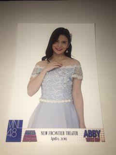 Official MNL48 Photocard First Generation Living The Dream Concert Abby