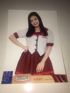 Official MNL48 Photocard Party Ga Hajimaru Yo Abby HB