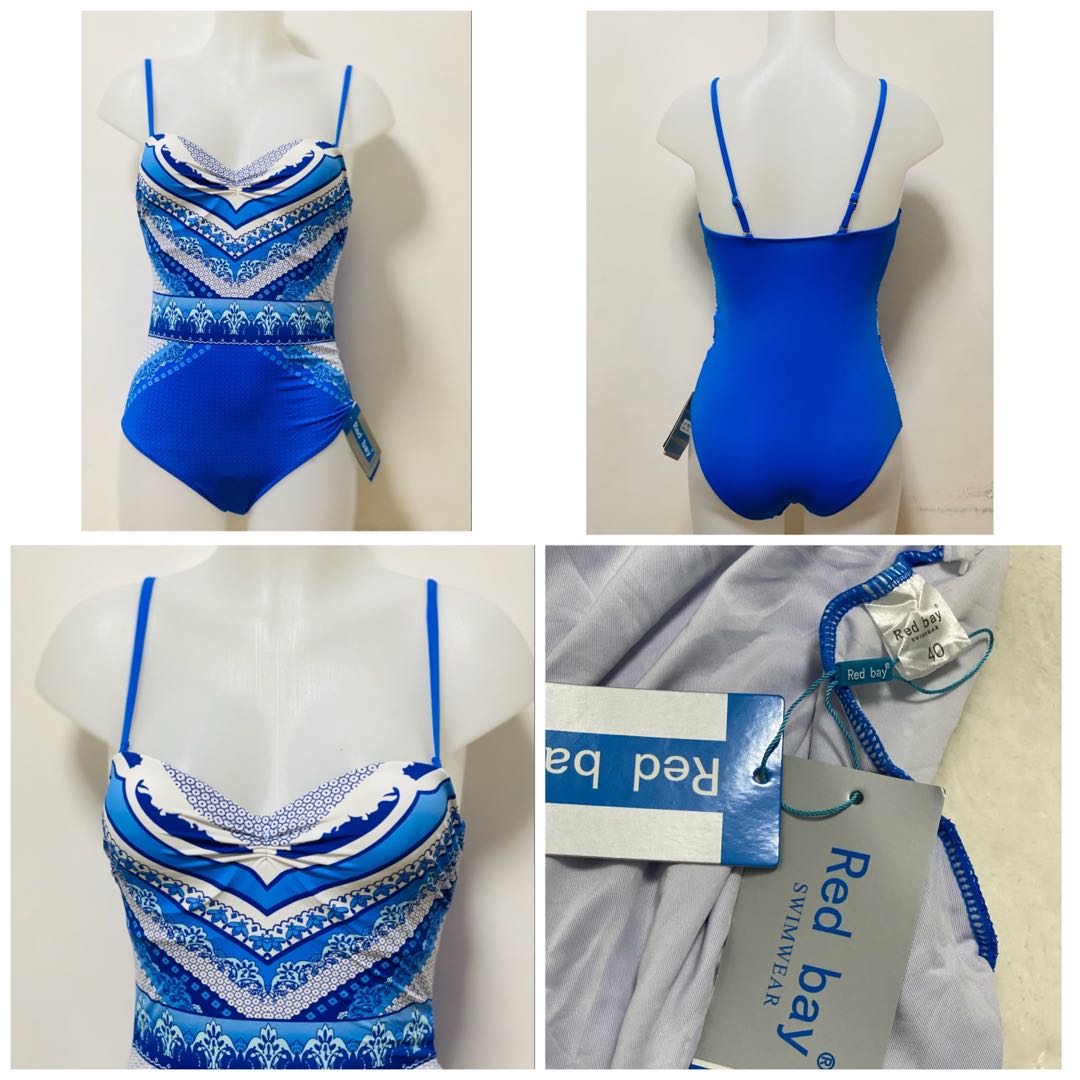 ONE-PIECE BLUE SWIMSUIT main image 1