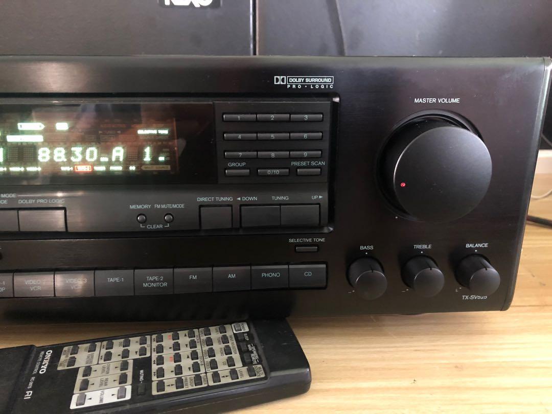 Onkyo TXSV525 5.1 Home Theater Surround Receiver w/ original remote