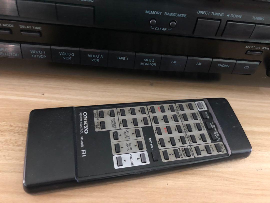 Onkyo TXSV525 5.1 Home Theater Surround Receiver w/ original remote