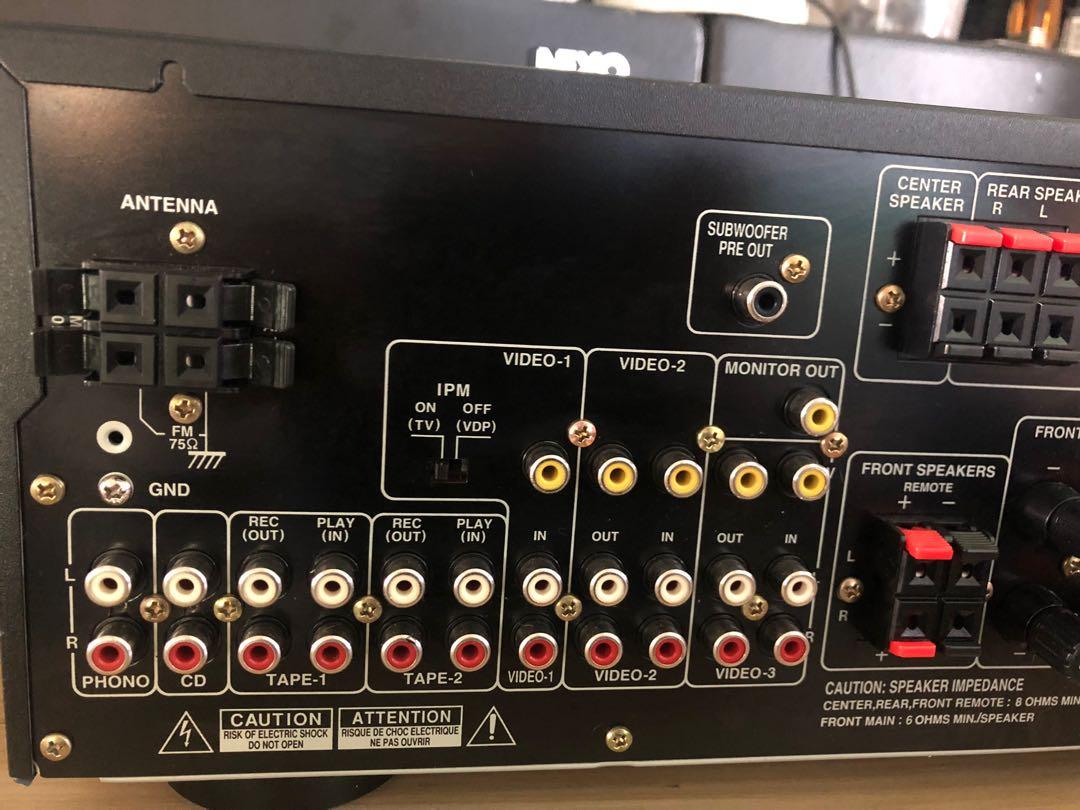 Onkyo TXSV525 5.1 Home Theater Surround Receiver w/ original remote