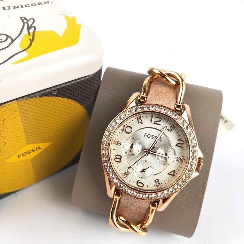 Original 100% Fossil Watch Women Es3466 