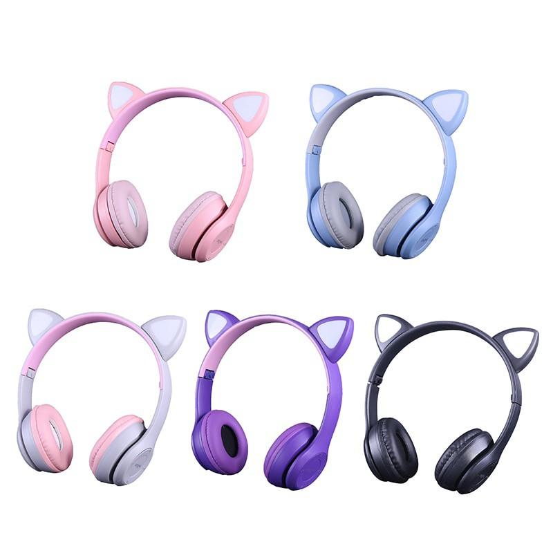 Bluetooth headphones sales purple light