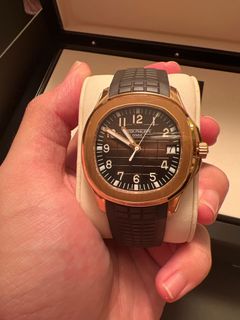 Aquanaut patek sales rose gold