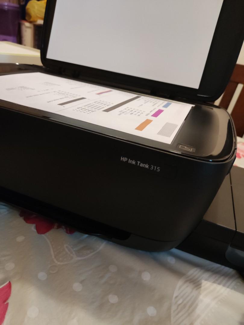 printer (Category: Networking) located in Ipoh. Submitted by shahayat2 (Listing ID 1146357712, Image 3). Description: printer hp ink tank 315 masih berfungsi dgn baik..ink nk kne refill @ service...