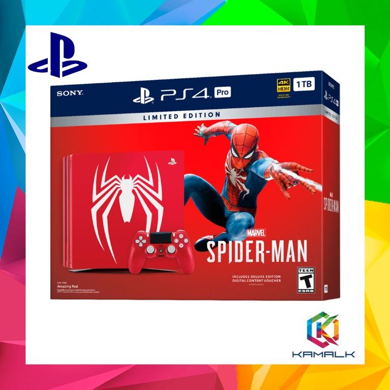 Ps4 pro with spiderman cheap