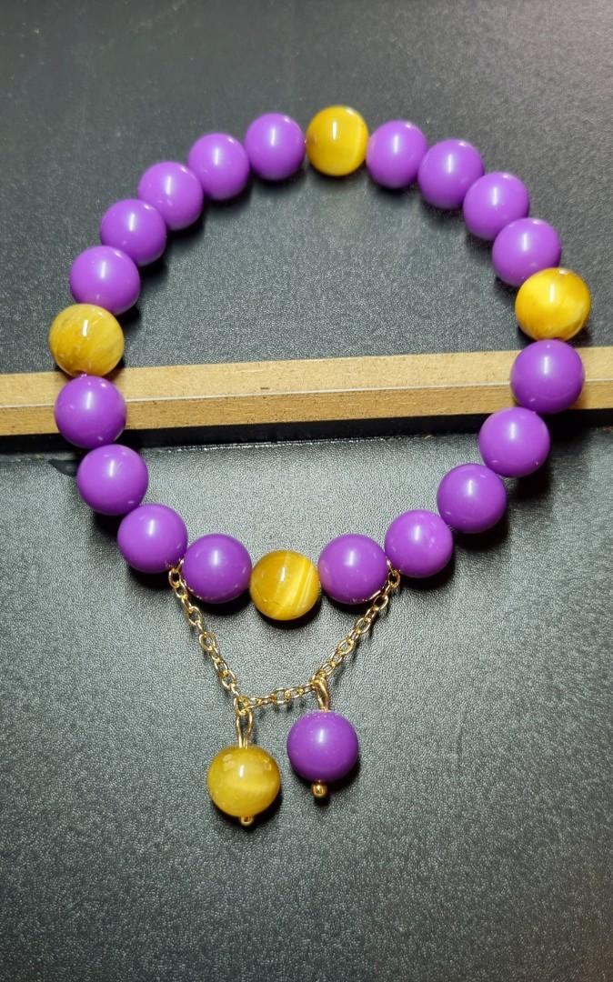 Purple and on sale yellow bracelet