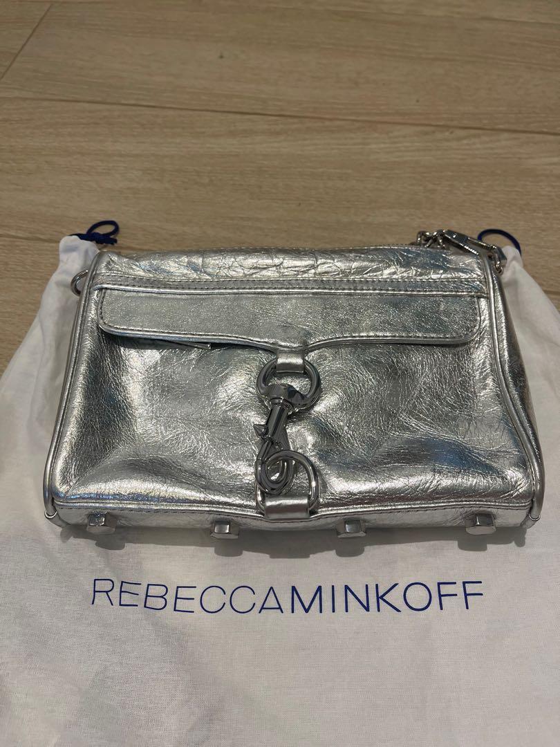 Rebecca minkoff silver top crossbody