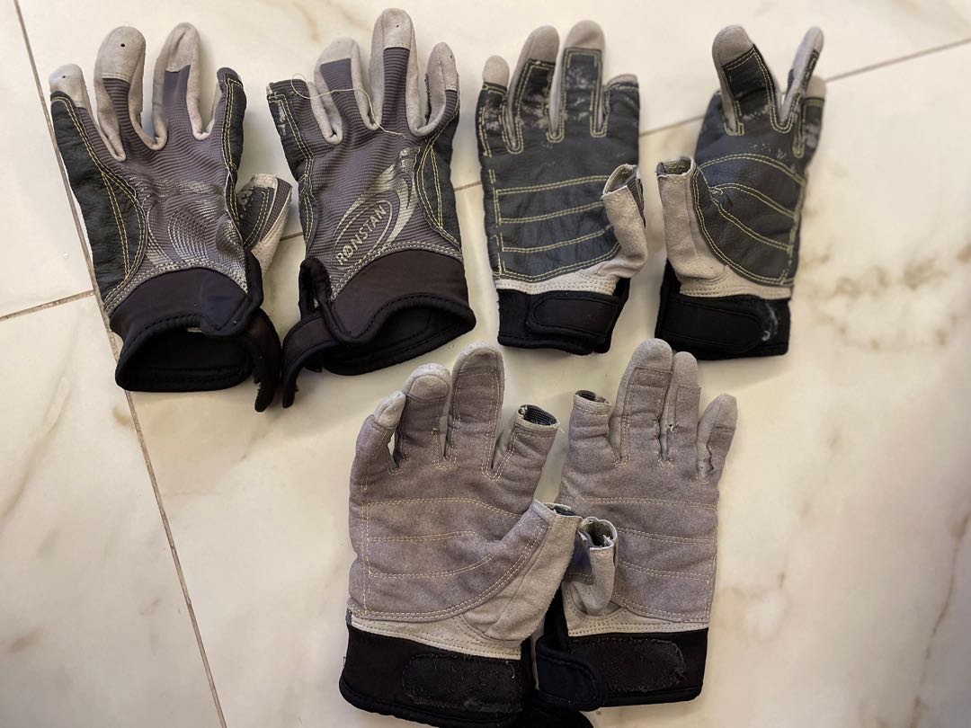 Gloves - sailing, grip, full finger, short finger, neoprene - Fogh Marine  Store