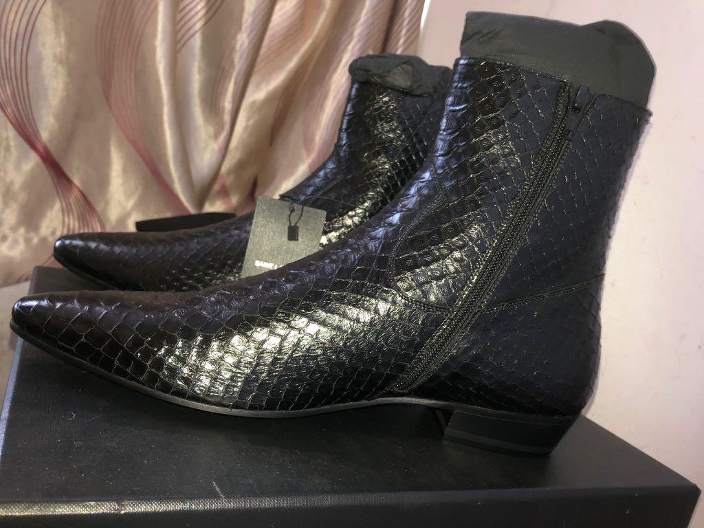 Saint Laurent Python Devon boots size 43 Carousell