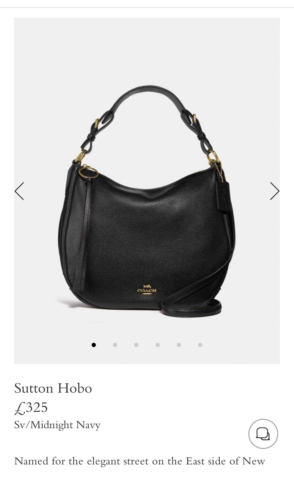 Sale Restock coach Sutton Hobo Women s Fashion Bags