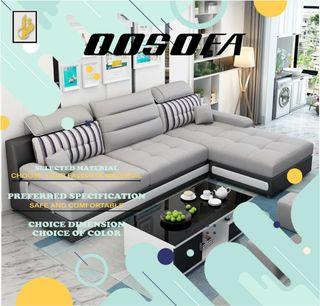 SOFA RUANG TAMU/SOFA SET/KURSI SET/SOFA BED/SOFA LIPAT LETTER U/ SOFA BERANAK/SOFA KELUARGA/  SUDUT/MODEL TERBARU/BEST SELLER