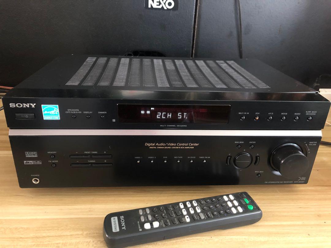 Sony STRDE597 6.1Ch. 600w A/V Sur Sound Receiver Amplifier w