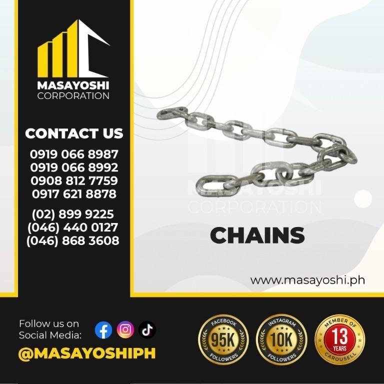 Stainless Chain Chains Lifting Chains Heavy Duty Chains Hoist