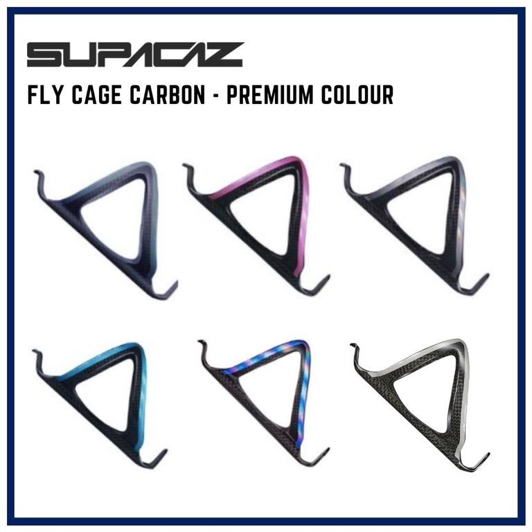 Supacaz fly cage carbon bottle cage top
