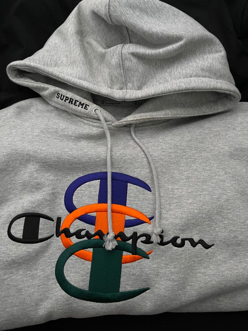 Supreme champion hoodie size M Carousell