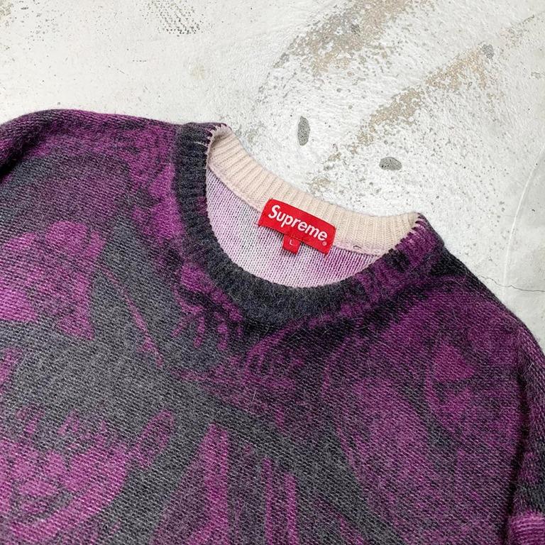 工工】SUPREME The Crow Sweater - Purple 龍族戰神針織上衣紫色, 他的