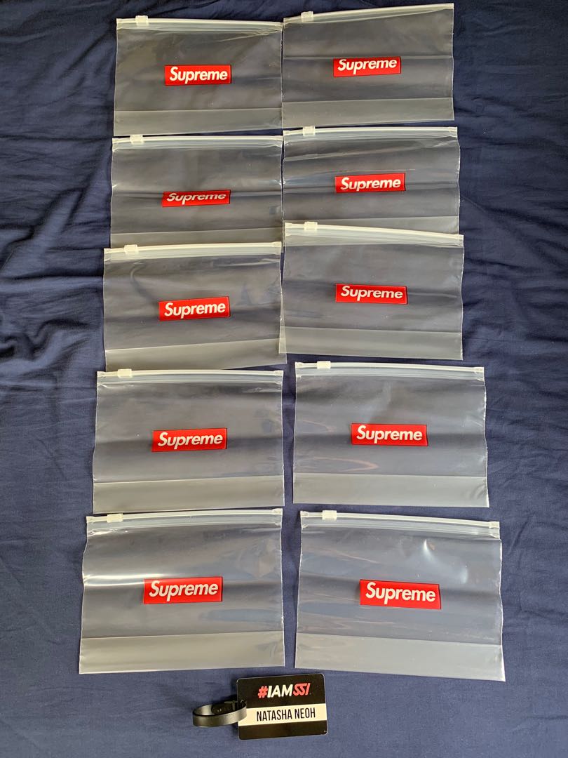 Supreme ziploc bags sale resell