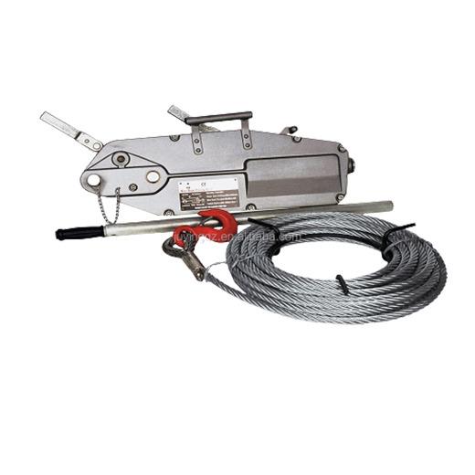 Tirfor Hanging Manual Hand Winch 20Meters Wire Rope 1.5Tons, Commercial