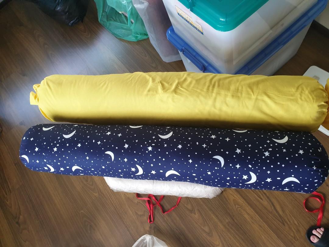 Uratex Bolster Pillow buy 1 take 1, Furniture & Home Living, Bedding