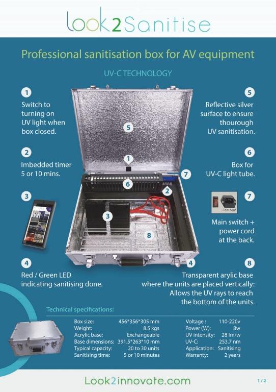 UV Sanitizing Box, Computers & Tech, Office & Business Technology on