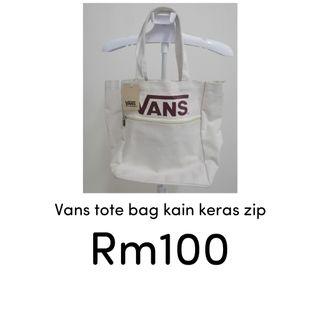 Vans tote bag zip