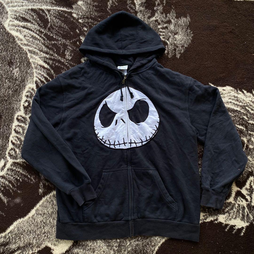 Nightmare before christmas zip hoodie hot sale